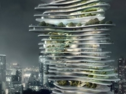 Китайское архитектурное бюро представило концепт небоскреба-сада.